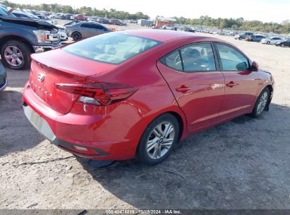 Lot #3035077268 2020 HYUNDAI ELANTRA SE