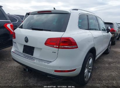 Lot #2992826852 2014 VOLKSWAGEN TOUAREG 3.6L EXECUTIVE