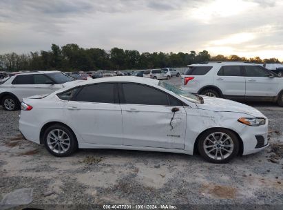 Lot #3037527852 2019 FORD FUSION HYBRID SE