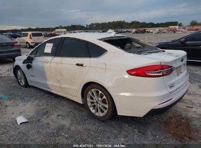 Lot #3037527852 2019 FORD FUSION HYBRID SE