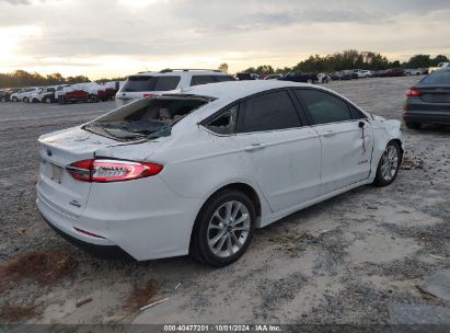 Lot #3037527852 2019 FORD FUSION HYBRID SE