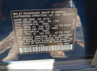 Lot #3035077259 2023 VOLKSWAGEN ID.4 PRO