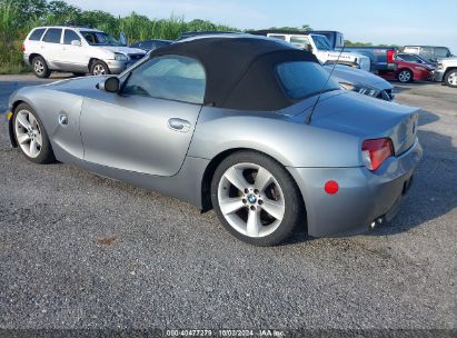 Lot #2997777670 2006 BMW Z4 3.0I