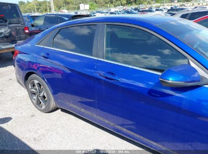 Lot #2996534558 2023 HYUNDAI ELANTRA HYBRID LIMITED