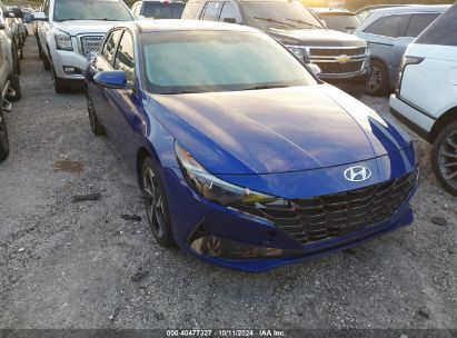 Lot #2996534558 2023 HYUNDAI ELANTRA HYBRID LIMITED