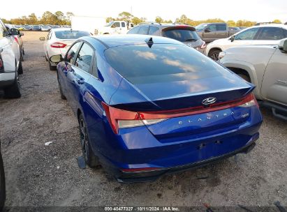 Lot #2996534558 2023 HYUNDAI ELANTRA HYBRID LIMITED