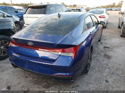 Lot #2996534558 2023 HYUNDAI ELANTRA HYBRID LIMITED