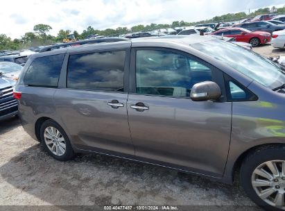 Lot #2996534551 2015 TOYOTA SIENNA LIMITED PREMIUM 7 PASSENGER