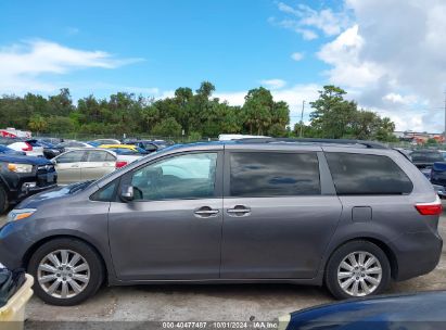 Lot #2996534551 2015 TOYOTA SIENNA LIMITED PREMIUM 7 PASSENGER