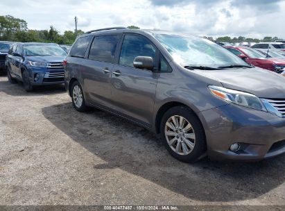 Lot #2996534551 2015 TOYOTA SIENNA LIMITED PREMIUM 7 PASSENGER