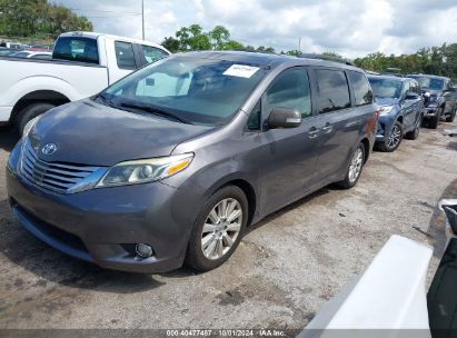 Lot #2996534551 2015 TOYOTA SIENNA LIMITED PREMIUM 7 PASSENGER