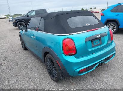 Lot #2996534548 2017 MINI CONVERTIBLE COOPER S