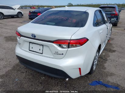 Lot #2992826821 2024 TOYOTA COROLLA HYBRID LE