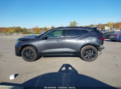 Lot #2992818425 2021 CHEVROLET BLAZER AWD RS