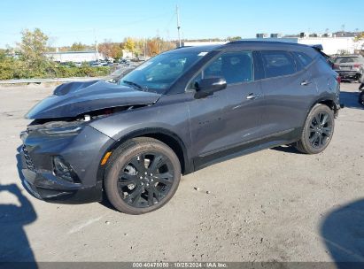 Lot #2992818425 2021 CHEVROLET BLAZER AWD RS