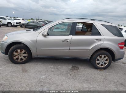 Lot #2992826787 2007 MERCEDES-BENZ ML 350 4MATIC