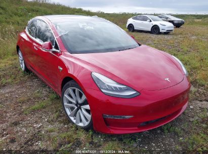 Lot #2992826771 2020 TESLA MODEL 3 LONG RANGE DUAL MOTOR ALL-WHEEL DRIVE