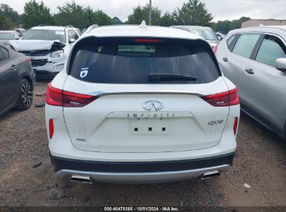 Lot #2992826768 2021 INFINITI QX50 LUXE AWD