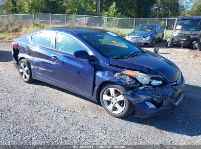 Lot #2997777596 2013 HYUNDAI ELANTRA GLS