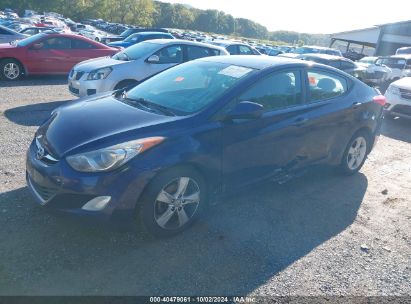 Lot #2997777596 2013 HYUNDAI ELANTRA GLS