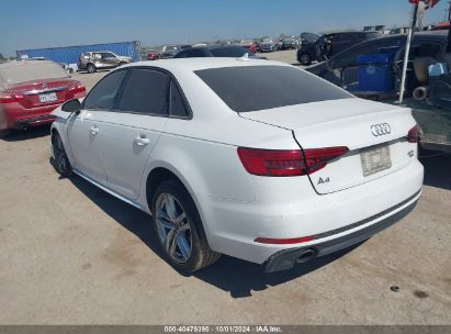 Lot #2992830626 2017 AUDI A4 2.0T SEASON OF AUDI ULTRA PREMIUM