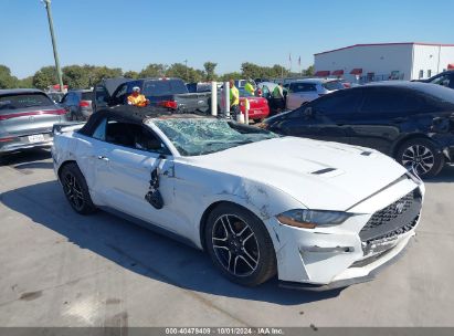 Lot #3053064821 2022 FORD MUSTANG ECOBOOST PREMIUM