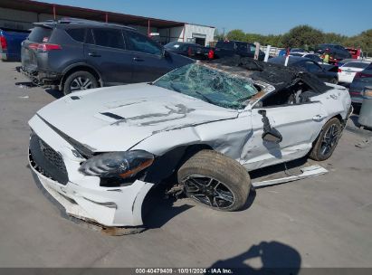 Lot #3053064821 2022 FORD MUSTANG ECOBOOST PREMIUM