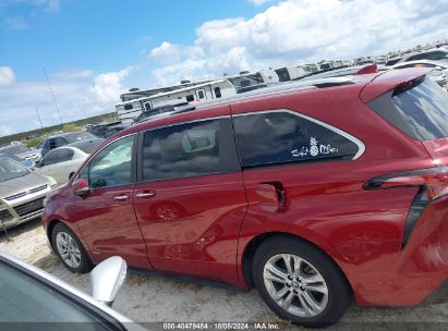 Lot #2992826711 2021 TOYOTA SIENNA PLATINUM