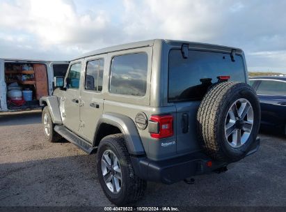 Lot #2992826705 2021 JEEP WRANGLER UNLIMITED SAHARA 4X4