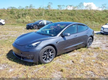 Lot #2992826692 2022 TESLA MODEL 3 LONG RANGE DUAL MOTOR ALL-WHEEL DRIVE