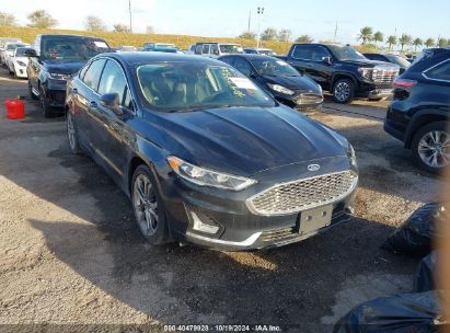 Lot #2992826683 2020 FORD FUSION HYBRID TITANIUM