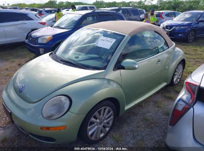 Lot #2991586690 2008 VOLKSWAGEN NEW BEETLE SE