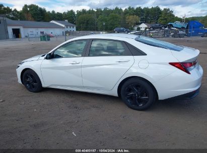 Lot #2992818416 2022 HYUNDAI ELANTRA SEL