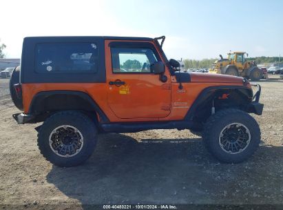 Lot #2997777566 2010 JEEP WRANGLER SPORT