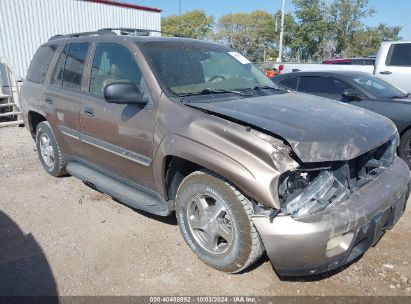 Lot #2986682015 2002 CHEVROLET TRAILBLAZER LT