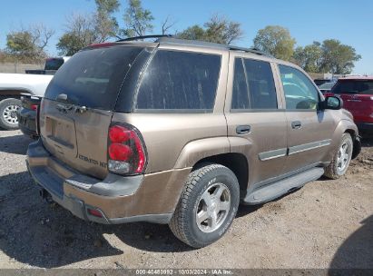 Lot #2986682015 2002 CHEVROLET TRAILBLAZER LT