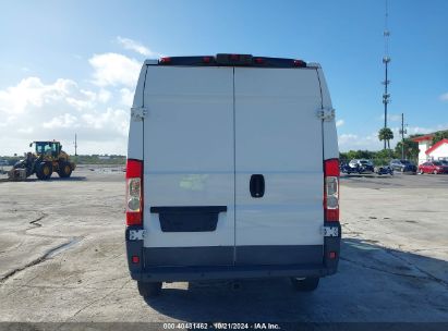 Lot #3056070928 2018 RAM PROMASTER 2500 HIGH ROOF 159 WB