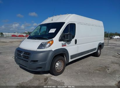 Lot #3056070928 2018 RAM PROMASTER 2500 HIGH ROOF 159 WB