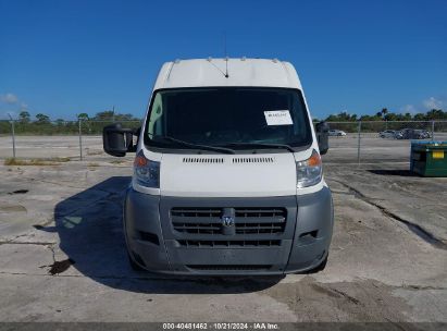 Lot #3056070928 2018 RAM PROMASTER 2500 HIGH ROOF 159 WB