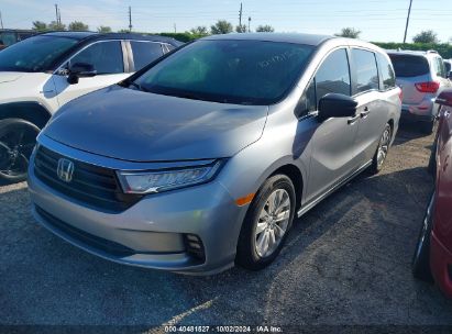 Lot #2992826714 2021 HONDA ODYSSEY LX