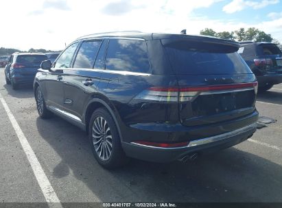 Lot #3051084725 2020 LINCOLN AVIATOR RESERVE