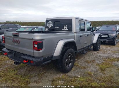 Lot #2992826702 2021 JEEP GLADIATOR RUBICON 4X4