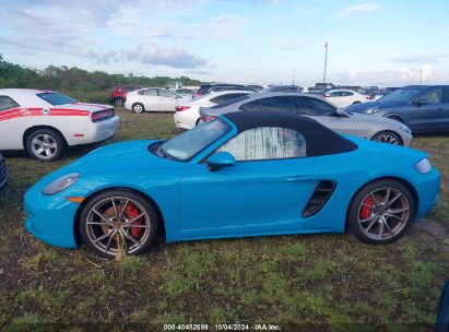 Lot #2992826670 2019 PORSCHE 718 BOXSTER GTS/S