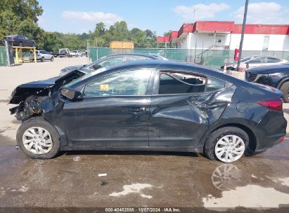 Lot #2990349596 2020 HYUNDAI ELANTRA SE