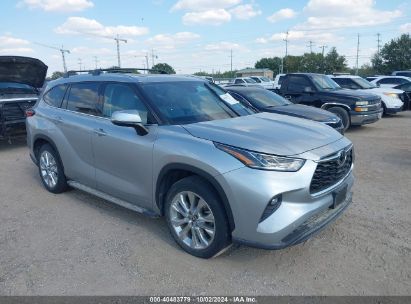 Lot #2992830614 2022 TOYOTA HIGHLANDER LIMITED