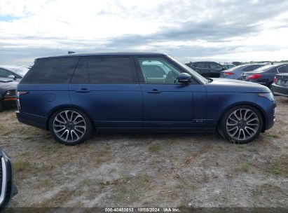 Lot #2992826645 2019 LAND ROVER RANGE ROVER 5.0L V8 SUPERCHARGED