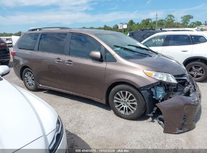 Lot #2976911523 2018 TOYOTA SIENNA XLE 8 PASSENGER