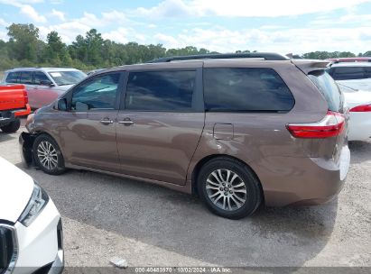 Lot #2976911523 2018 TOYOTA SIENNA XLE 8 PASSENGER