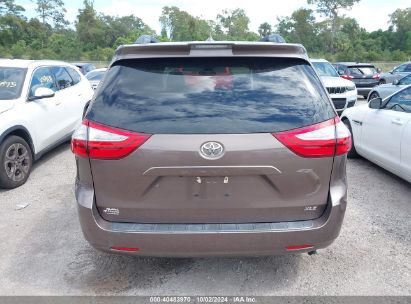 Lot #2976911523 2018 TOYOTA SIENNA XLE 8 PASSENGER