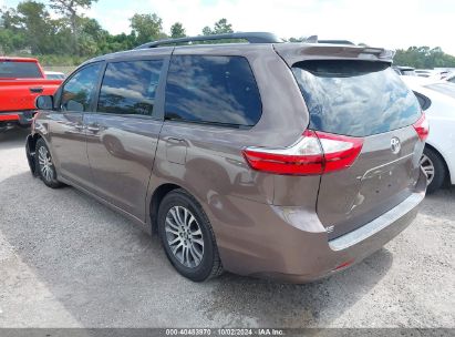 Lot #2976911523 2018 TOYOTA SIENNA XLE 8 PASSENGER